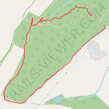 Huxham Woods trail, distance, elevation, map, profile, GPS track