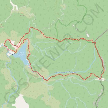 Maungatapu - Saddle Hill loop trail, distance, elevation, map, profile, GPS track