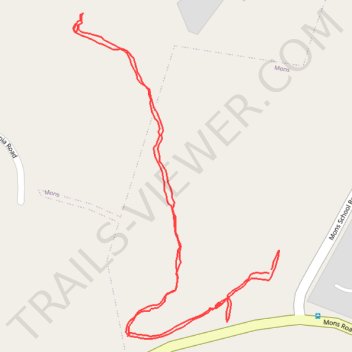 Milne Park Fire trail trail, distance, elevation, map, profile, GPS track