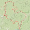 Bear Gulch Cave Trail, High Peaks Trail and Condor Gulch Trail Loop trail, distance, elevation, map, profile, GPS track