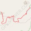 Blood Mountain via Byron Reece Trail and Appalachian Trail in Blood Mountain Wilderness trail, distance, elevation, map, profile, GPS track