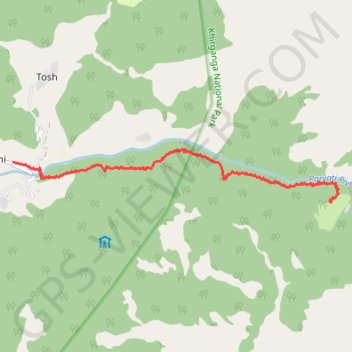Kheer ganga trek.gpx trail, distance, elevation, map, profile, GPS track