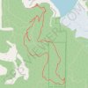 Liberty Lake trail, distance, elevation, map, profile, GPS track