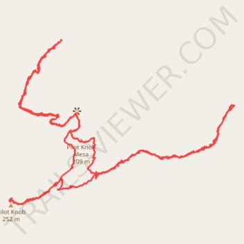 Pilot Knob trail, distance, elevation, map, profile, GPS track