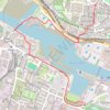 Govan-Partick Bridge trail, distance, elevation, map, profile, GPS track