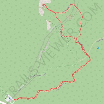 Stony Man Loop Trail trail, distance, elevation, map, profile, GPS track