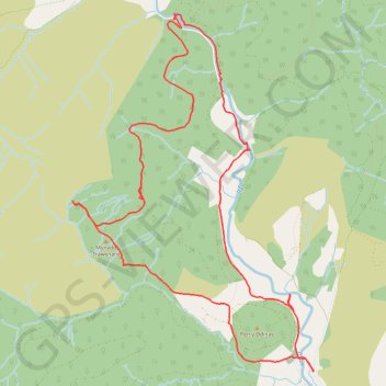 Irfon Forest trail, distance, elevation, map, profile, GPS track