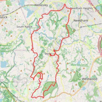 Medford Trails trail, distance, elevation, map, profile, GPS track
