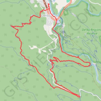 Derby Tracks - Long Shadows - Return to Sender trail, distance, elevation, map, profile, GPS track