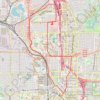 Atlanta Critical Mass bike ride trail, distance, elevation, map, profile, GPS track