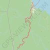 Umiray-Pilipit Boat Ride trail, distance, elevation, map, profile, GPS track