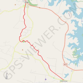 Brisbane Valley Rail Trail: Esk - Coominya trail, distance, elevation, map, profile, GPS track