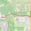 West Creek Greenway trail, distance, elevation, map, profile, GPS track