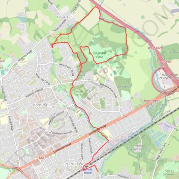 Morning Walk trail, distance, elevation, map, profile, GPS track