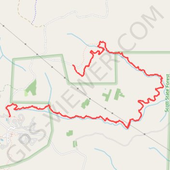 John Litton Farm Hike Loop trail, distance, elevation, map, profile, GPS track