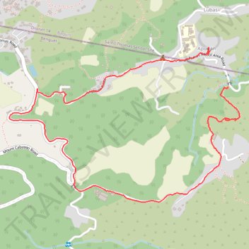 Apugan/Loganan road trail, distance, elevation, map, profile, GPS track