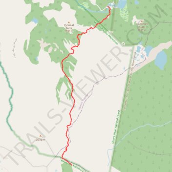Pacific Crest Trail day hike to Park Ridge trail, distance, elevation, map, profile, GPS track