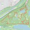 Wolf Road Woods MTB Trails trail, distance, elevation, map, profile, GPS track