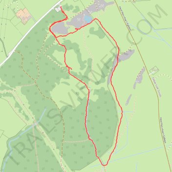 Saint James forest trail, distance, elevation, map, profile, GPS track