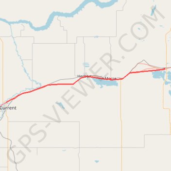 Swift Current - Chaplin trail, distance, elevation, map, profile, GPS track